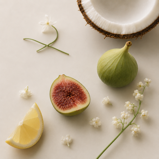 MADORIS Lucky Leopard fragrance notes with fig, lemon, green leaves and white florals