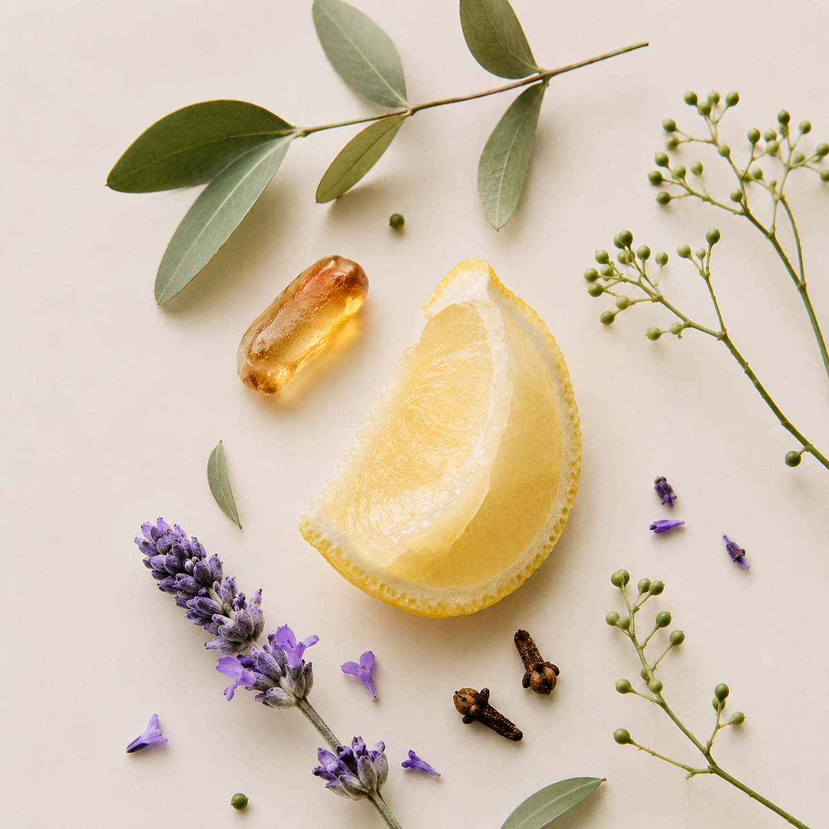 MADORIS Moonlight Glass fragrance notes with citrus, saffron and aromatic botanical ingredients
